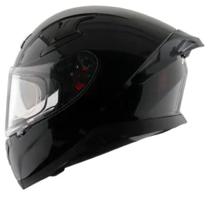 Axor Apex Solid Black Helmet – ISI, DOT & ECE Certified Full Face Helmet | Port Blair