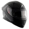 axor apex black dual visor helmet