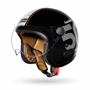 JET 50 BLACK & GREY SPECIAL EDITION HELMET SIZE L