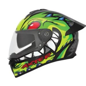 Axter Dual Visor Helmet DOT & ISI Certified, Size L