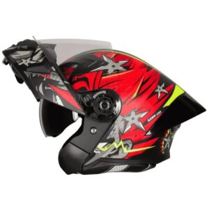 SBA-20 ISS DARK WARRIOR GLOSSY BLACK WITH RED HELMET