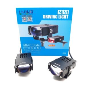 HJG Square Slim Waymaker Mini Drive Fog Light Pair