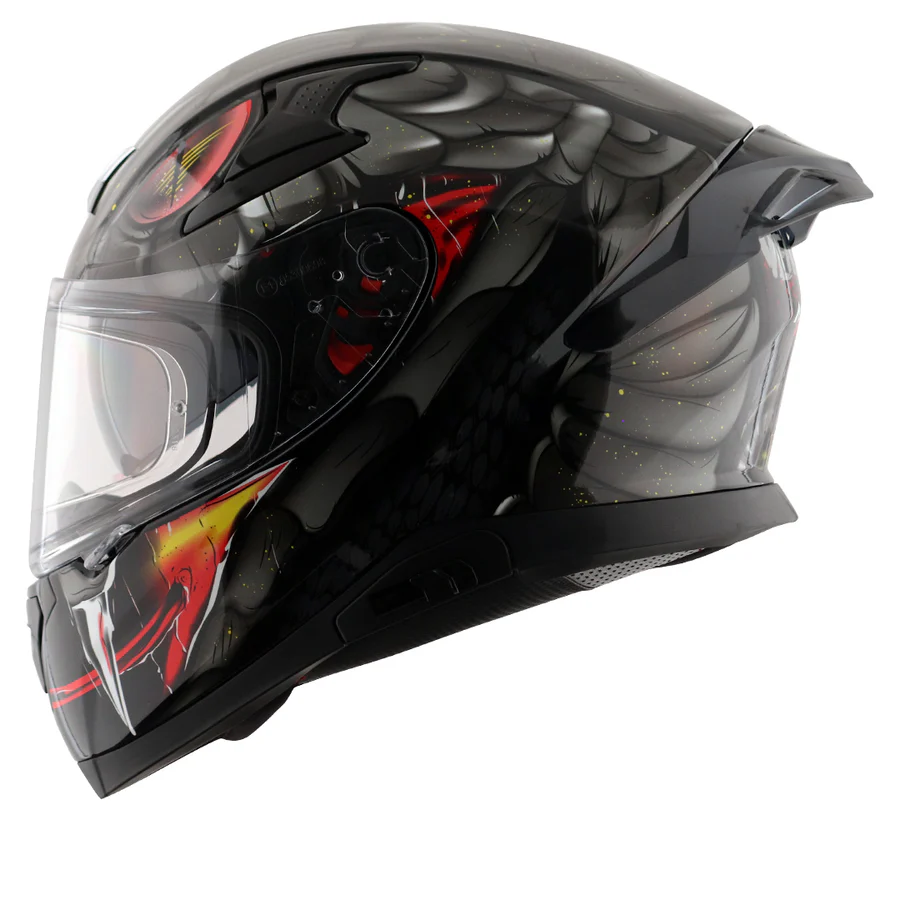 axor venomous grey dual visor helmet sri vijay puram