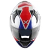 white red blue isi helmet port blair