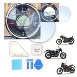 Royal Enfield Meteor 350 / Hunter 350 / Scram 411 Speedometer Screen Scratch Protector Guard