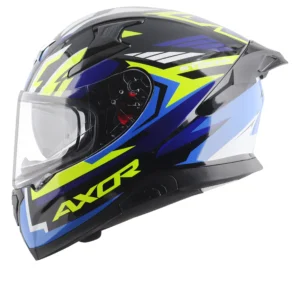 axor blue green helmet Andaman yamaha r15