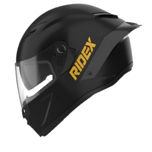 RIDEX TITANIUM G2- MIDNIGHT BLACK (GLOSSY) HELMET