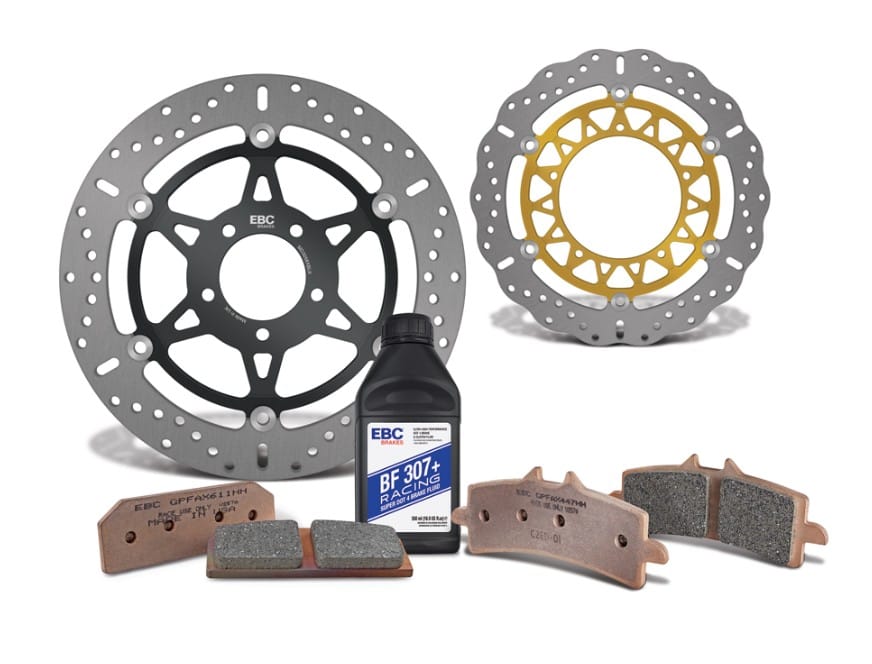 motorcycle brake shoe disc port blair