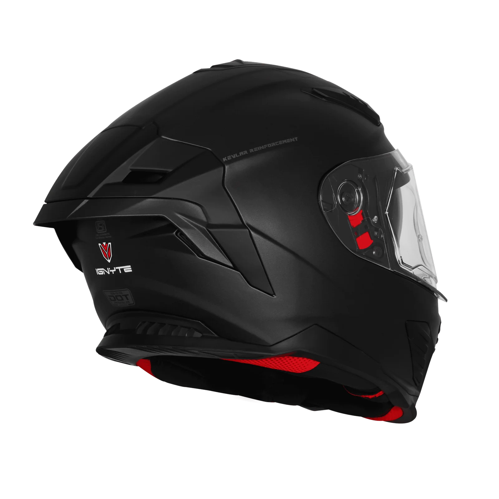 IGN 16 Black Helmet Port Blair IGN 16 Black Helmet Rear View