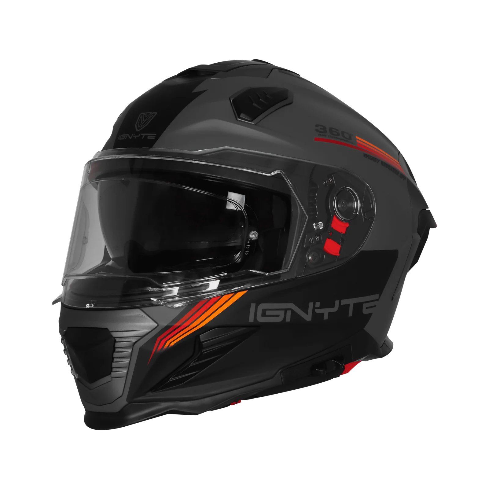 IGN 16 Helmet Port Blair IGN 16 Grey Orange Quantum Helmet