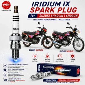 suzuki shogun shaoling ngk iridium spark plug