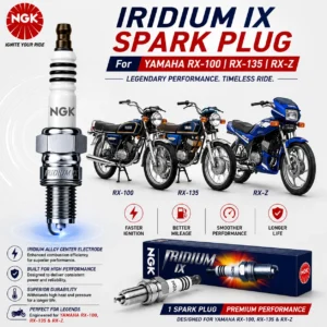 yamaha rx100 135 ngk iridium spark plug