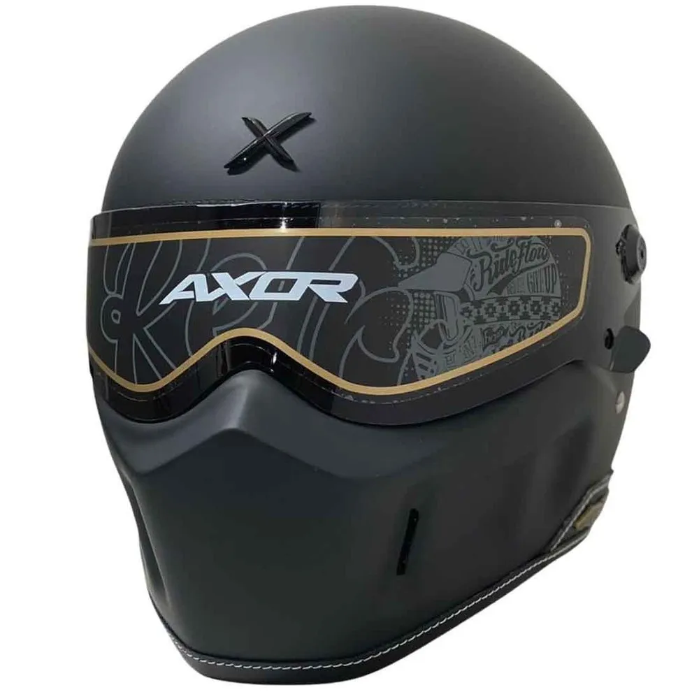 axo0r dominator dull black helmet andaman