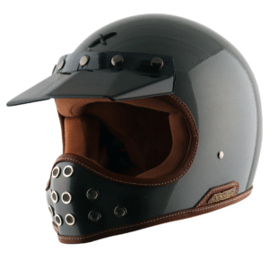 Axor retro moto-x athena grey helmet