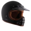 axor retro moto-x black helmet