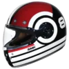 triumph 400 red white helmet