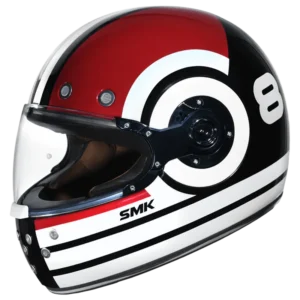 triumph 400 red white helmet