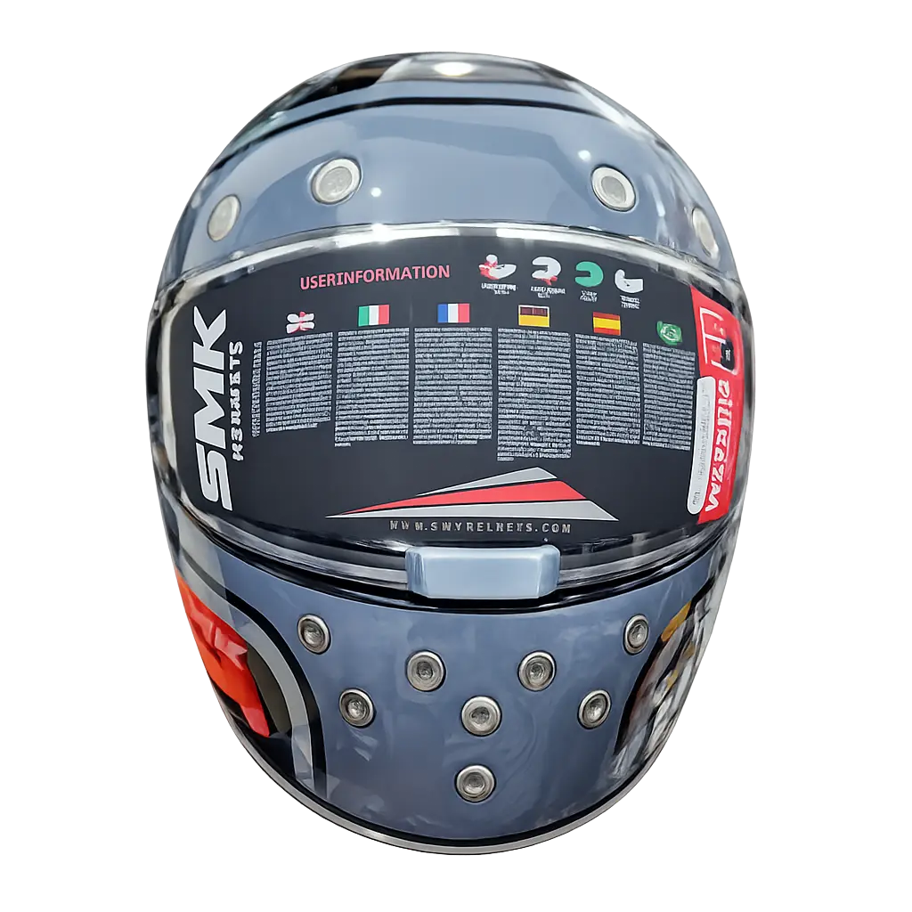 smk retro seven gloss helmet andaman
