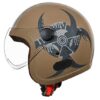 studds jet toxic helmet brown