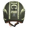 military green open face helmet andaman