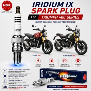 triumph 400 iridium spark plug