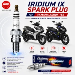yamaha aerox155 ngk iridium spark plug