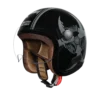 black grey cruiser helmet