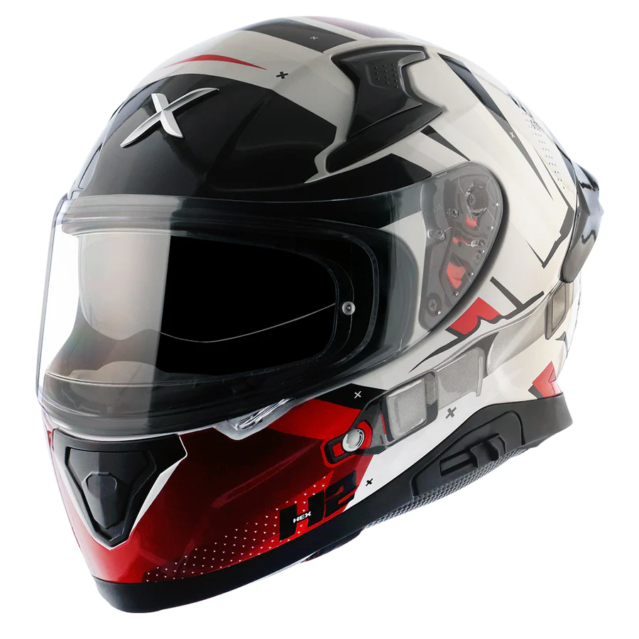 axor white red helmet andaman diglipur