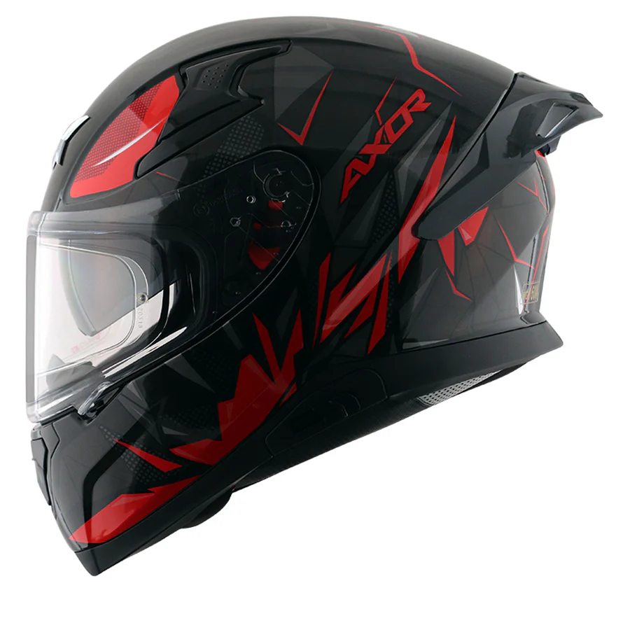 axor apex hunter black red helmet sri vijaya puram