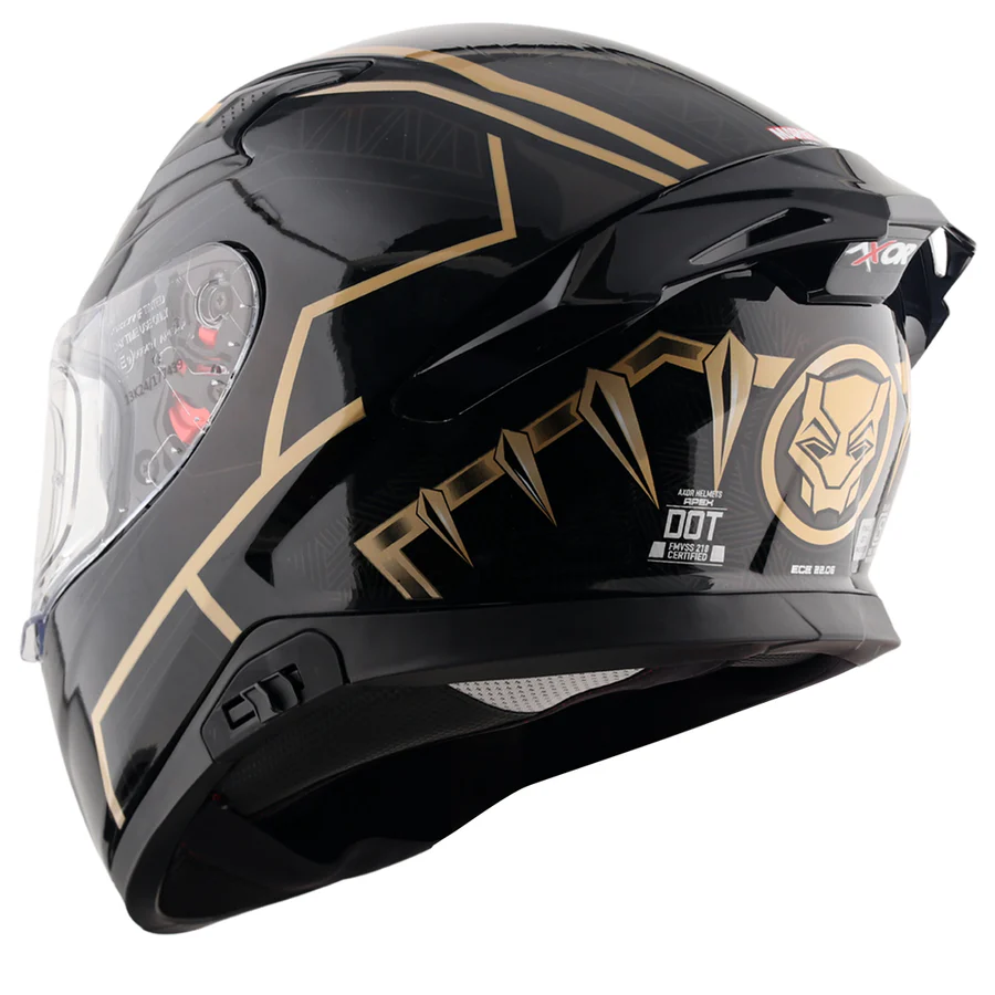 axor marvel black panther black gold helmet diglipur