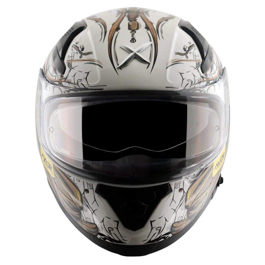 axor white full face helmet near andaman