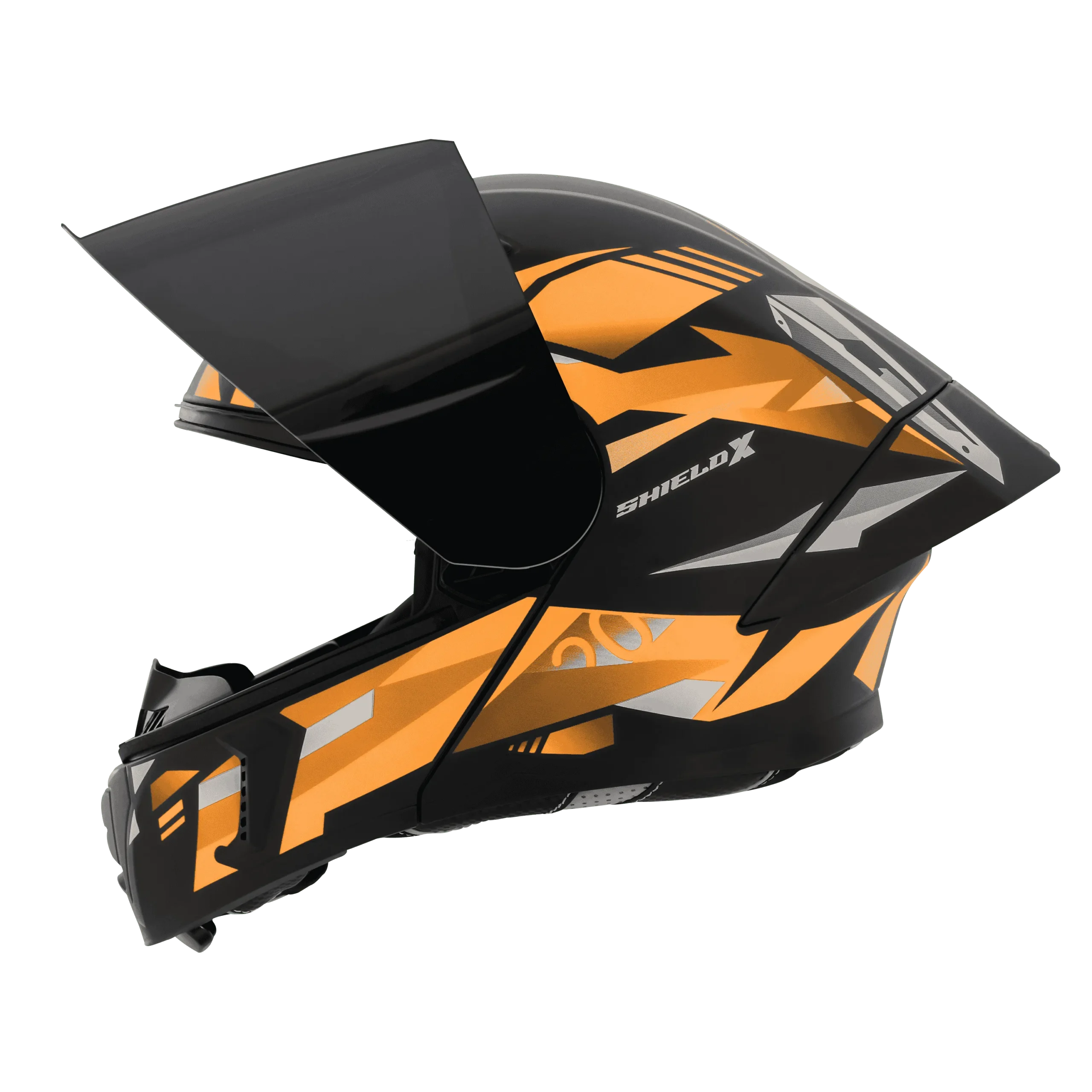steelbird ornage black ktm helmet diglipur