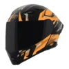 steelbird ornage black ktm helmet andaman