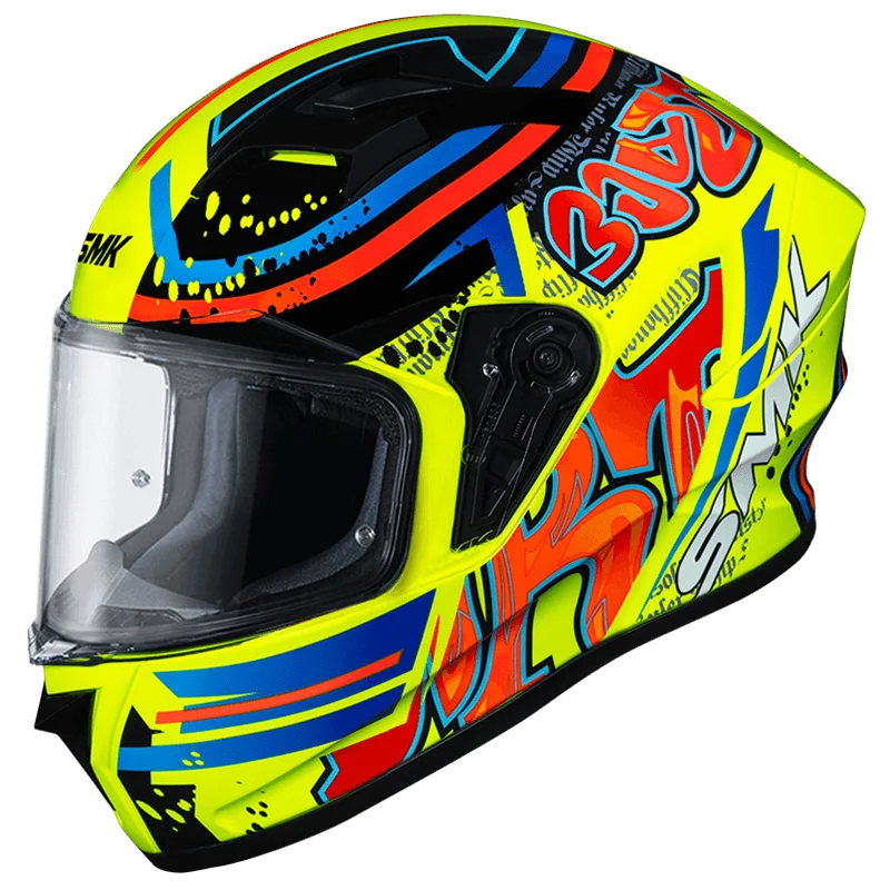 smk yellow neon helmet andaman