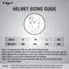 vega bolt helmet size chart top gear