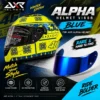AXR Winter Edition 46 helmet blue smoke visor online