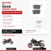 pulsar ktm royal enfield sintered brembo rear disc brake pad online