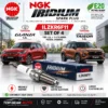 NGK ILZKR6F11 Iridium spark plug set of 4 for Toyota Glanza and Urban Cruiser Taisor 1.2L