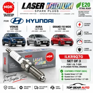 ngk iridium spark plug set hyundai gdi venue
