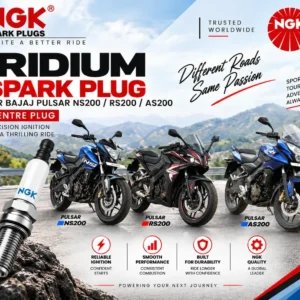 NGK Iridium Spark Plug for Bajaj Pulsar NS200 RS200 AS200 Centre Plug
