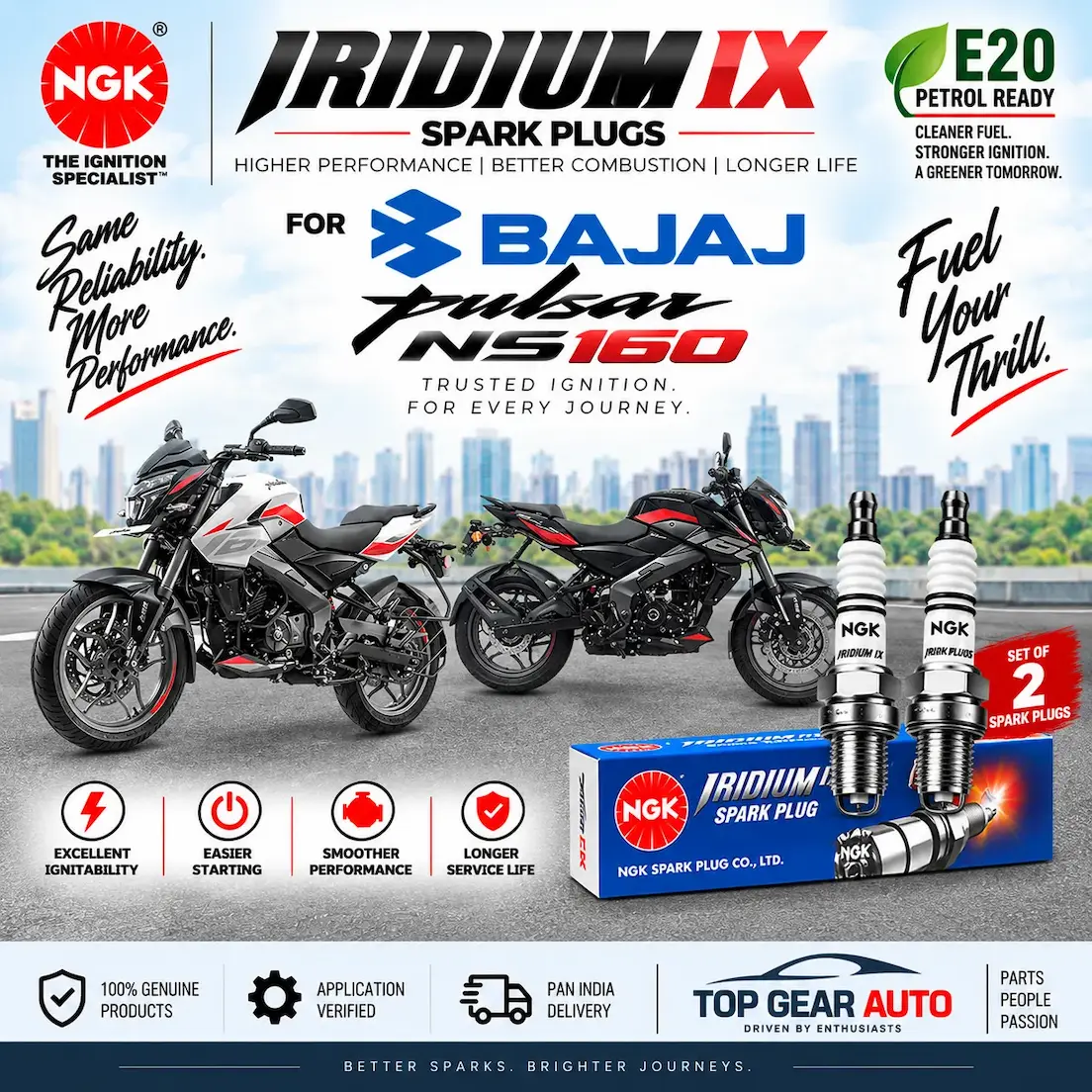 ngk iridium spark plug ns160 near andaman