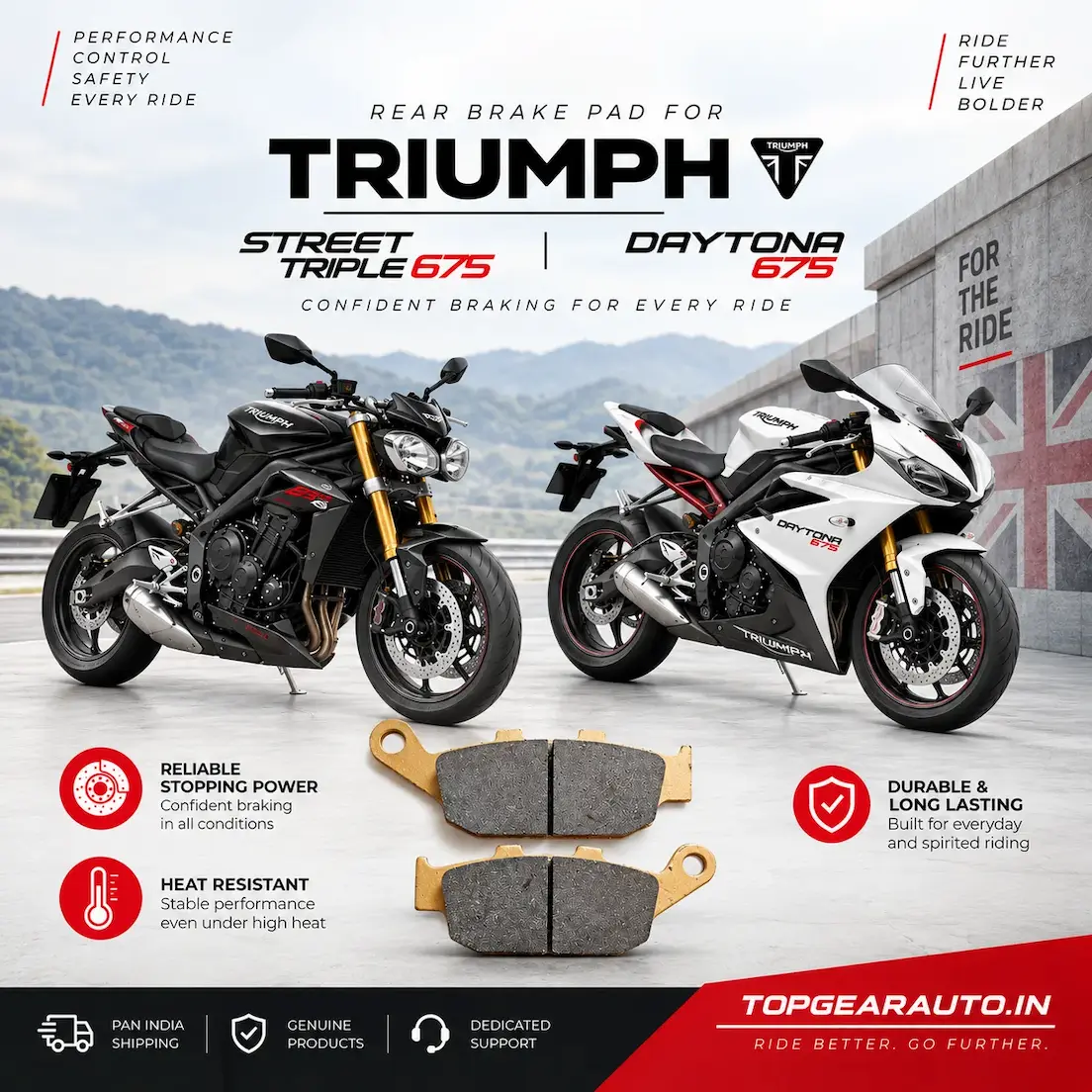 triumph 675 daytona genuine spares filters brakes online order