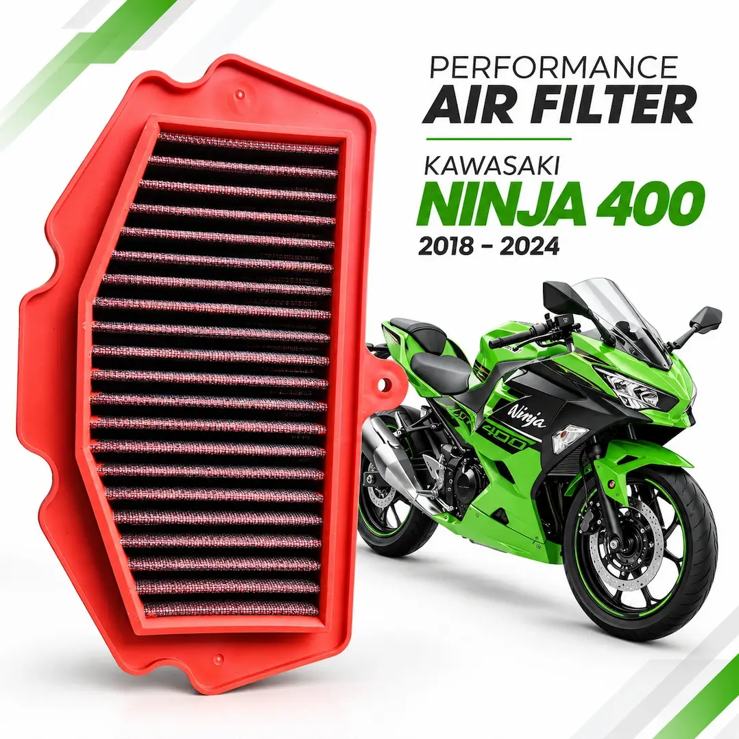 kawasaki ninja 400 high performance free flow air filter online