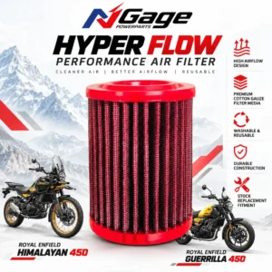 re sherpa 450 himalayan guerrilla stock replacement performance air filter