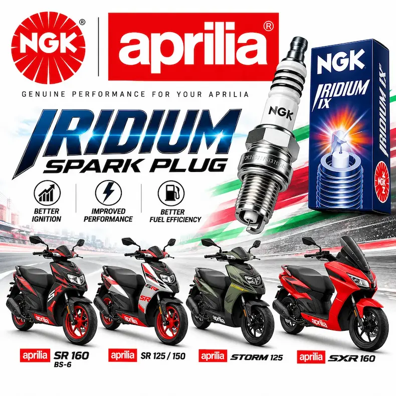 buy ngk iridium spark plug for aprilia sr125 sr160 sxr 160 online delivery