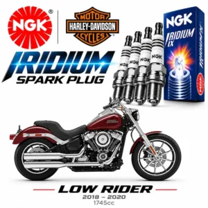 buy harley davidson low rider ngk iridium spark plug set online India