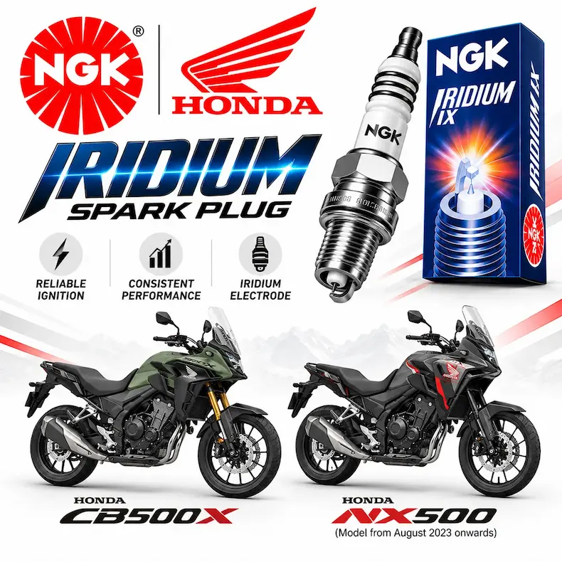 buy ngk iridium spark plug set for honda cb500x nx500 online India