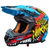 Nikko N-603 FUSS Cyan off-road motocross MX helmet