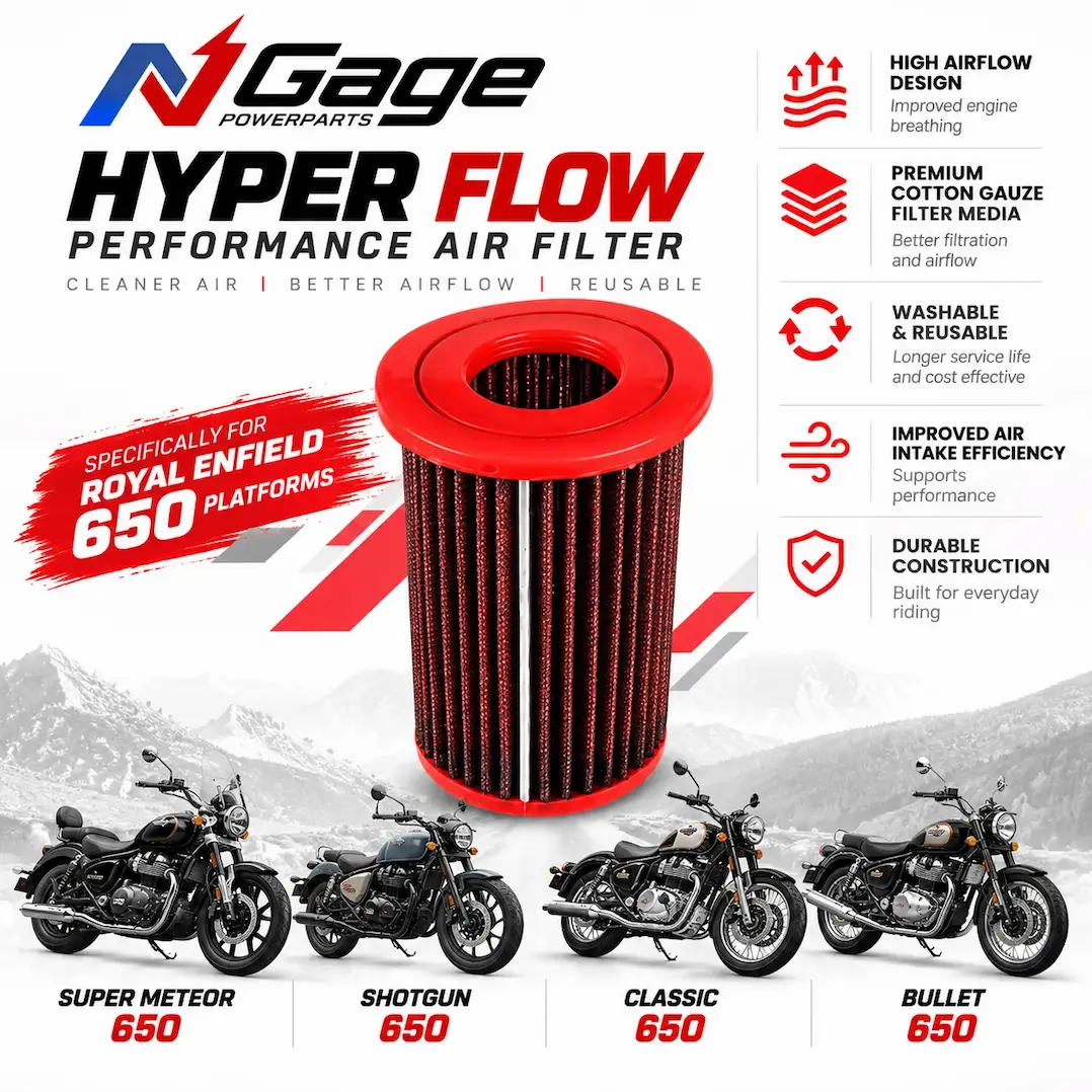 stock replacement air filter super meteor 650 shotgun classic 650 online offer discount delivery