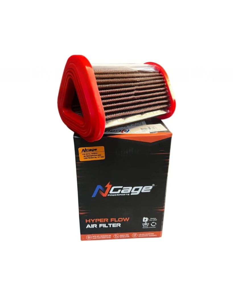 ngage hyper flow air filter re gt 650 interceptor 650 online
